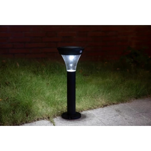 Ogrodowy Młyn Markook słupek solarny 180 lm czujnik ruchu IP44 wys 31 cm