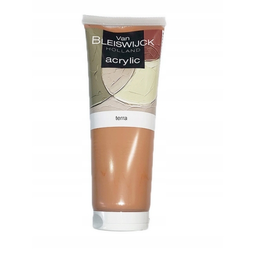 Farba akrylowa profesjonalna Van Bleiswijck Brązowa TERRA 250 ML