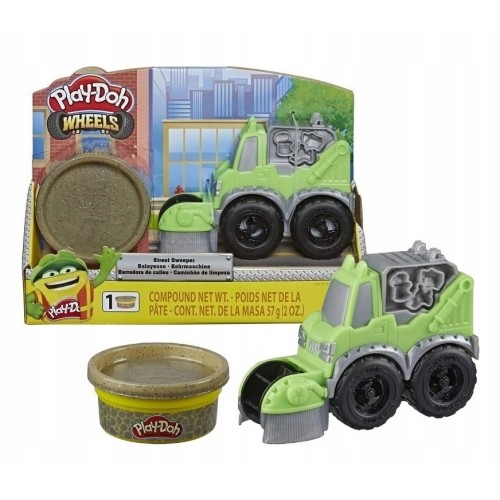 PLAY-DOH CIASTOLINA Wheels Uliczna Zamiatarka ZABAWKA TUBKA MASY DO ZABAWY