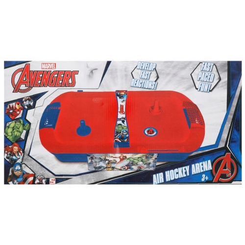 Mini cymbergaj hokej Marvel Avengers AIR HOCKEY MINISTOLIK DO GRY +3 Zabawa