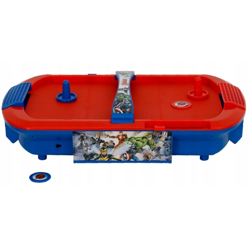 Mini cymbergaj hokej Marvel Avengers AIR HOCKEY MINISTOLIK DO GRY +3 Zabawa