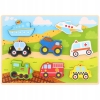 DREWNIANE PUZZLE XL AUTKA Prezent dla Dzieci MINI MATTERS Zabawka MM 77