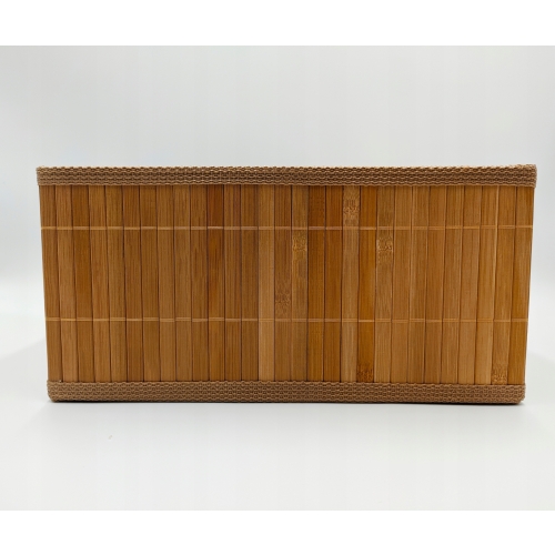 KOSZYK BAMBUSOWY ORGANIZER pudełko do przechowywania wym. 32 x 25 x 15 cm